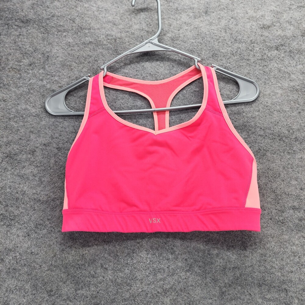 Victoria Secret VSX Sports Bra Womens Large Pink The Player
